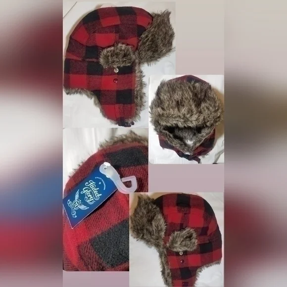 Faded Glory Buffalo Plaid Hat