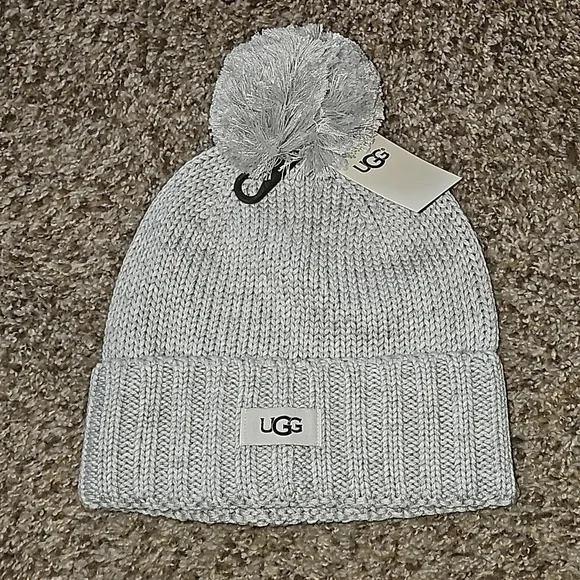 UGG Cuff Hat with Pom