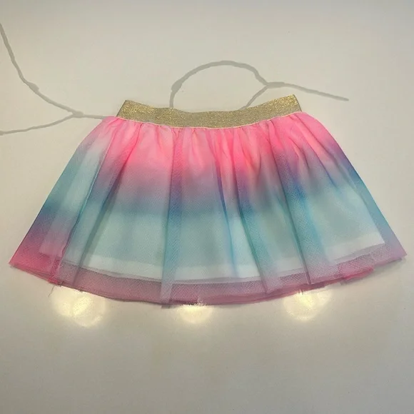 NWOT Carter’s baby tutu blue pink purple gold white size 18 months