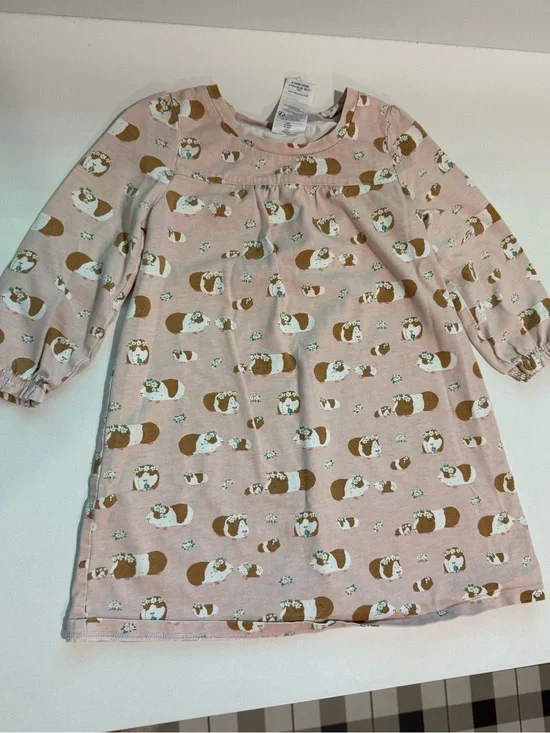 Mini Boden Pink Guinea Pig Nightgown