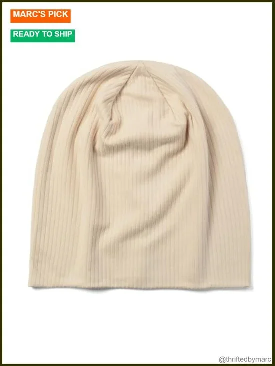 Lightweight Slouchy Beanie for Hair Loss & Sensitive Scalps - Soft Knit Hat