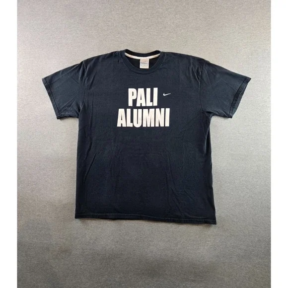 Vtg Nike T Shirt Mens XXL Charcoal PALI ALUMNI Palisades Embroidered Swoosh 90's