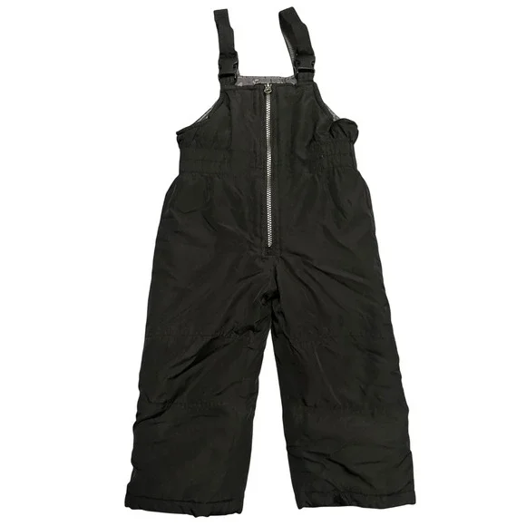 Carters Kids Black Insulated Winter Snow‎ Ski Bib Overalls Unisex 3T Winter