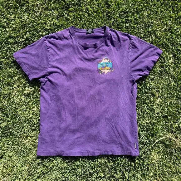 Icecream Purple Graphic Logo Short Sleeve T-Shirt