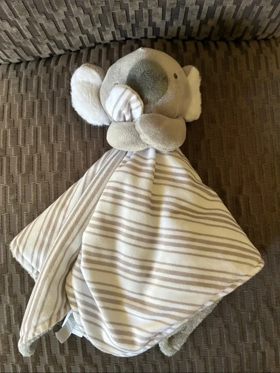 Carters Just One You lovely Koala Bear Gray Stripes Security Blanket Plush