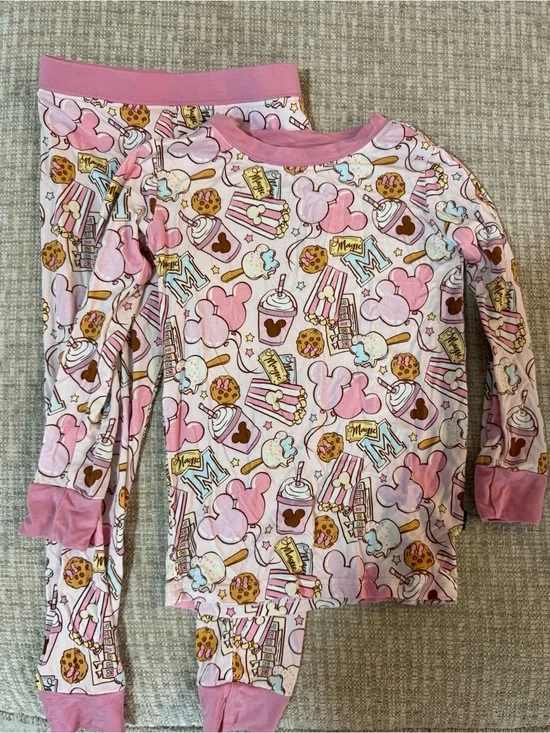 Disney Park Snacks Kids Pajama Set - Long Sleeve
