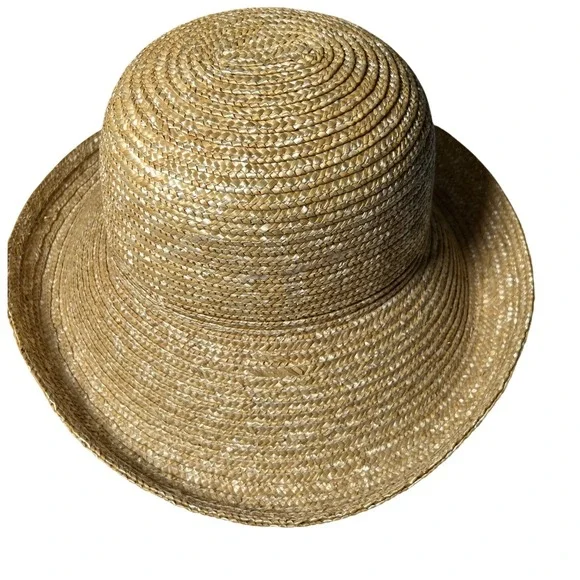 Coastal‎ Straw Sun Hat Wide Brim Wheatbraid Woven Giovannio OS