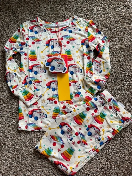 POSH PEANUT Vintage Fisher-Price Classic Pajama Set