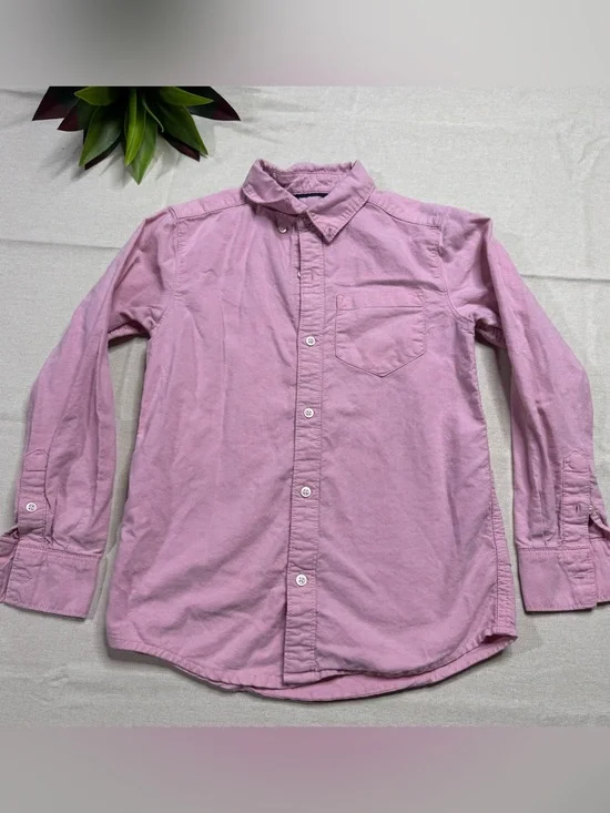 Boys Size 8 Button Down Shirt Lot Carter’s IZOD Class Club Plaid 4 Pc