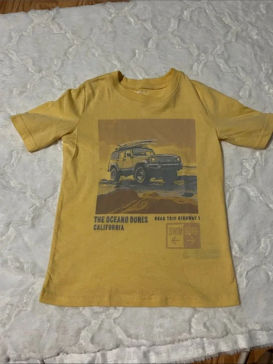 Carter's Yellow Surf Truck Graphic Tee
