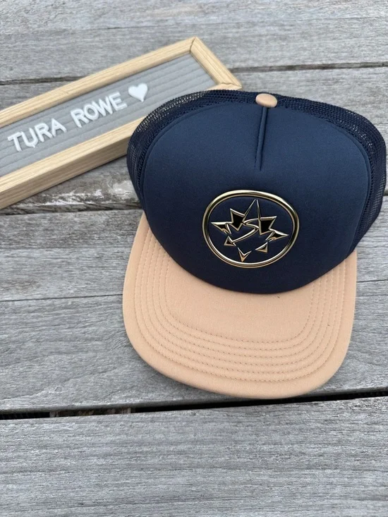 Marvels Collection Hat |‎ The Marvels Baseball Cap w/ Metallic Insignia - NEW