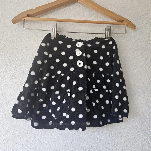 carters hooded polka dot coat, 12 months