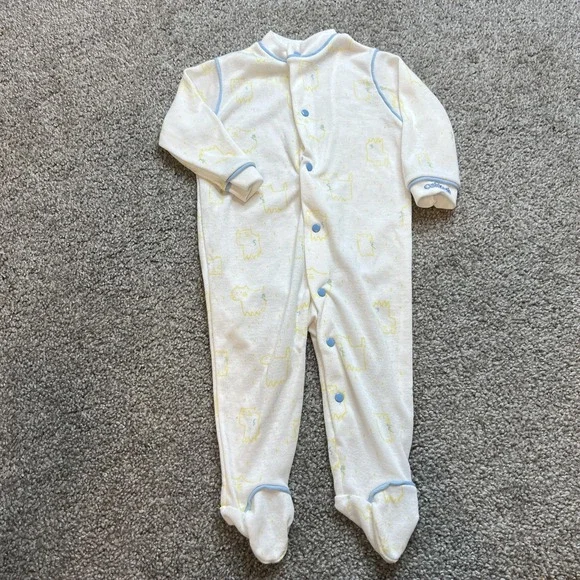 OshKosh B'gosh Baby Sleeper Footed Pajamas Dog Print 6-9 Months Pajama One Piece
