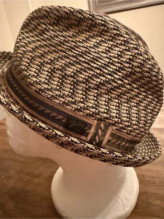 Bailey of Hollywood Fedora Straw Hat 1922 FAIR