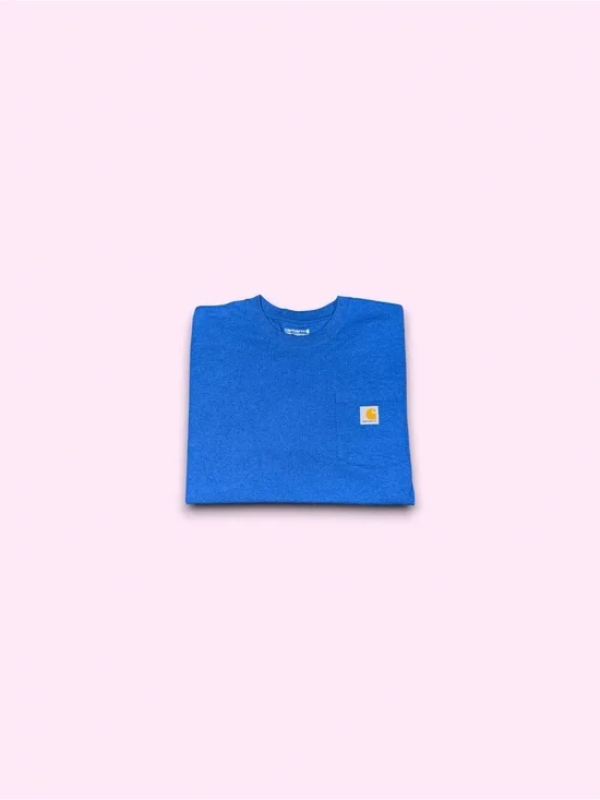 Carhartt loose fit blue pocket tee shirt men’s medium