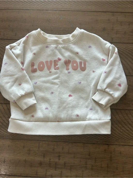18M Sweatshirt with Pink 