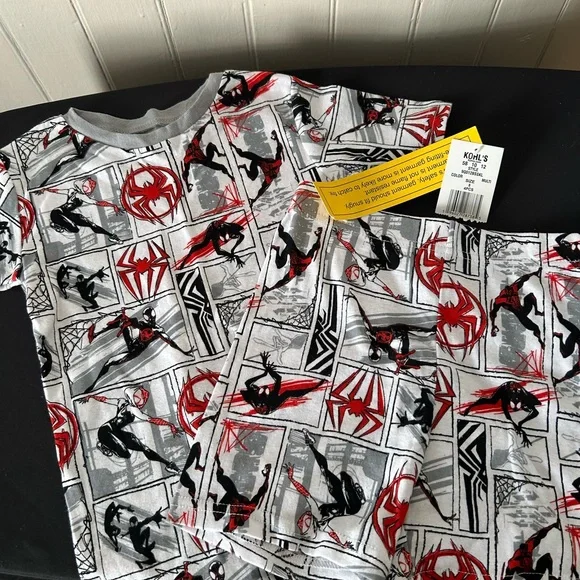 Marvel Spider-Man Spring/Summer 2Pc PJ’s Set Size 8/NWT