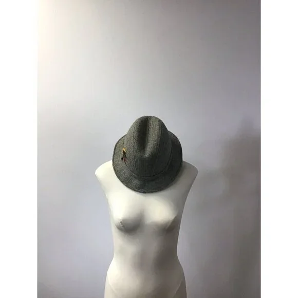 Vintage London Fog Men’s Gray Tweed Hat