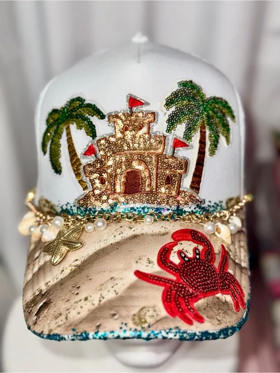 OTTO CUSTOM TRUCKER HAT LIVE AT THE BEACH!