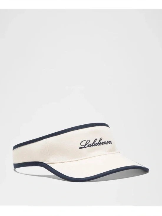 Lululemon Removable Sweatband Cotton Canvas Visor