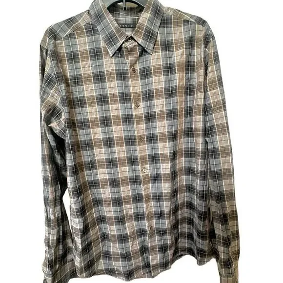 Theory Sylvain button down shirt Huffe