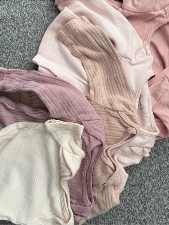 Carter's Girls Ribbed Tank Tops in Pink, Mauve, Blush, Cream