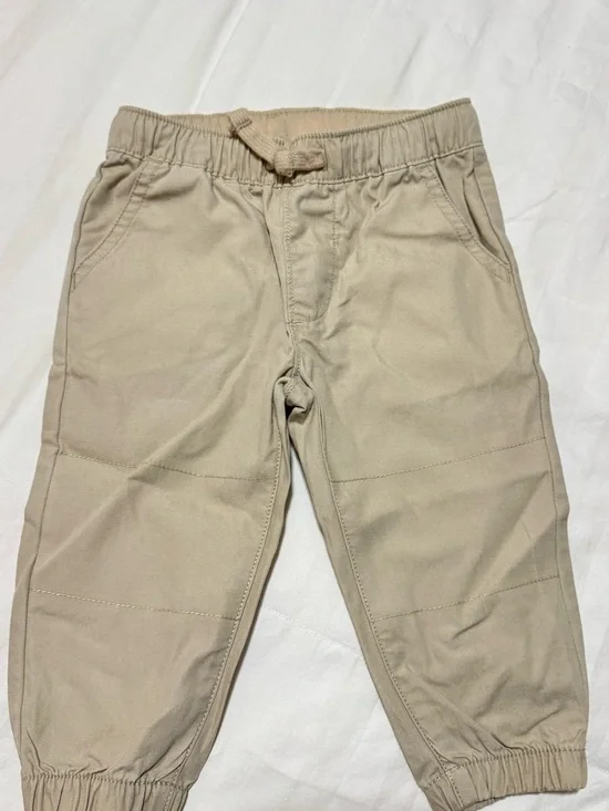 Carter's Tan Jogger Pants with Elastic Waist