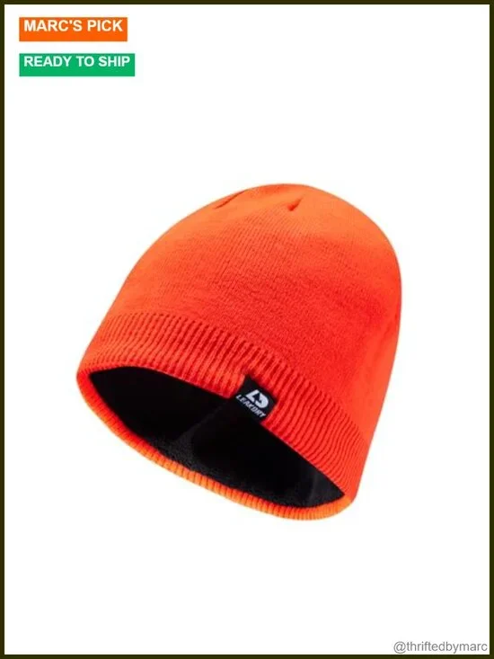 3-Layer Waterproof Beanie, Fleece Lined, Windproof Winter Hat for Skiing