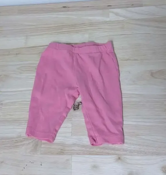 Carter's Baby Girls Pink Cotton Leggings Pants, 3 Months
