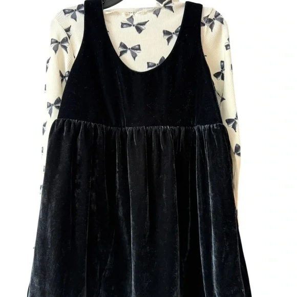 Carter's Child of Mine 4T Girls dress with bow shirt