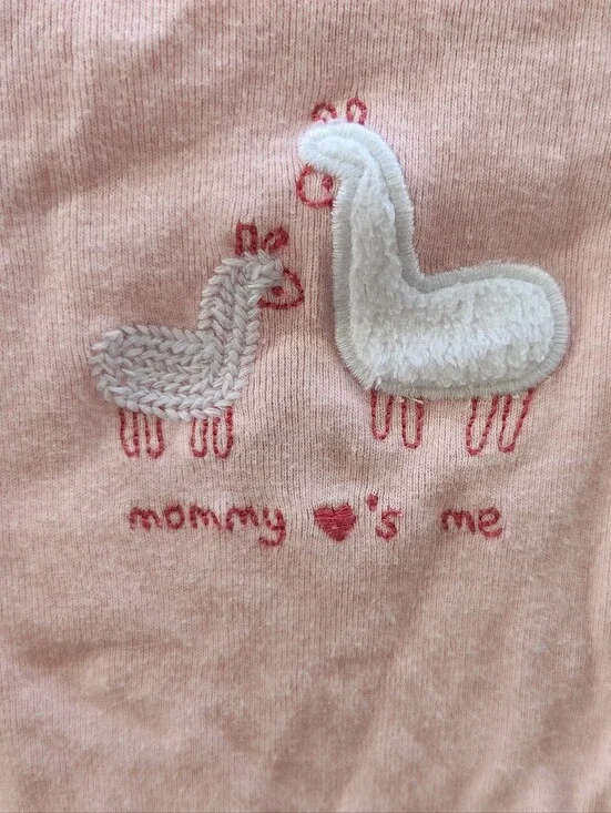 Carter's Soft Pink Baby 6-9m Bodysuit Mommy Loves Me