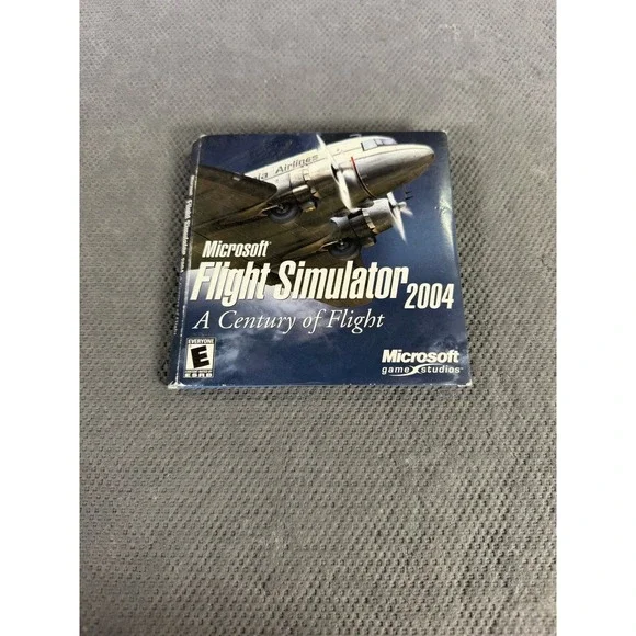 Microsoft Flight Simulator 2004 A Century of Flight PC 2003 4-Disc Set Vintage