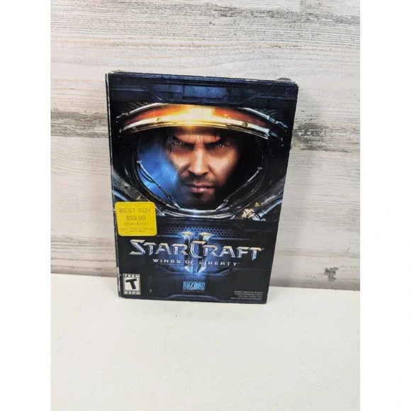 StarCraft II Wings Of Liberty PC Game Blizzard‎ 2010 T Strategy Disc Manual