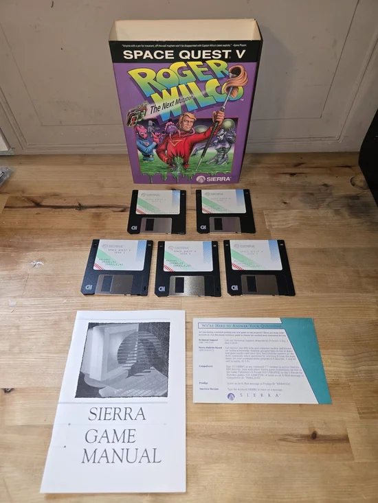 Space Quest V Roger Wilco 5  Mutation Tandy PC 3.5