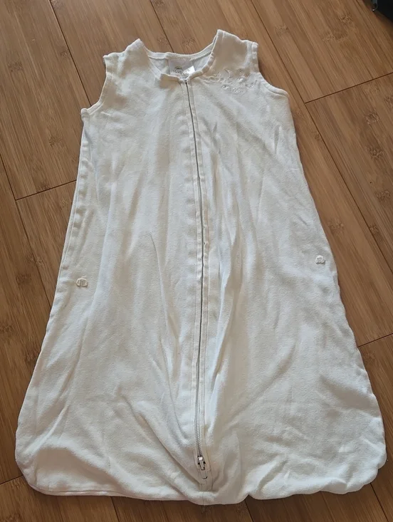Halo Cream SleepSack Swaddle with Front Zipper S