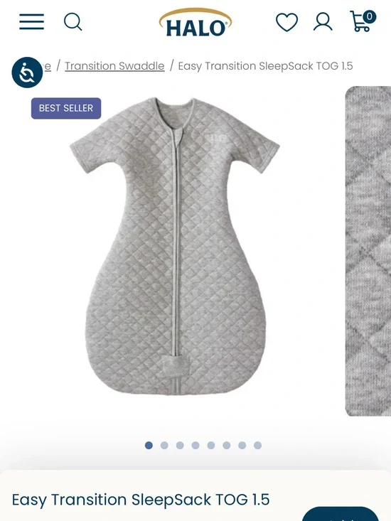 Halo Easy Transition Sleepsack 3-6 Months