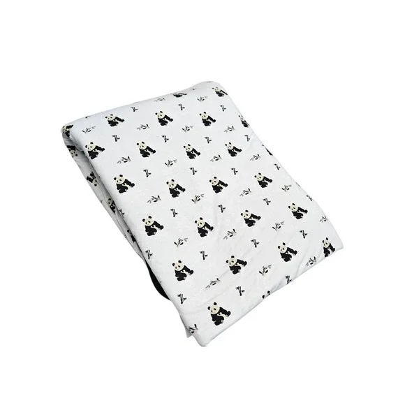 Kyte Toddler Panda Quilted‎ Blanket White Black Bamboo 1.0 TOG Quilt