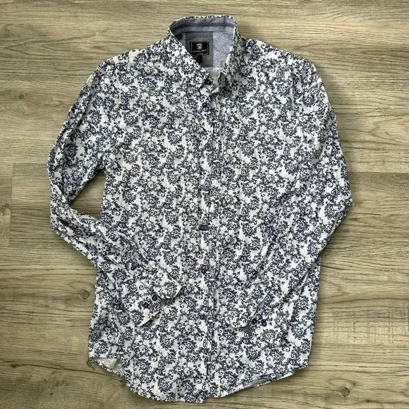 Steel & Jelly Mens Button Down‎ Shirt Sz L