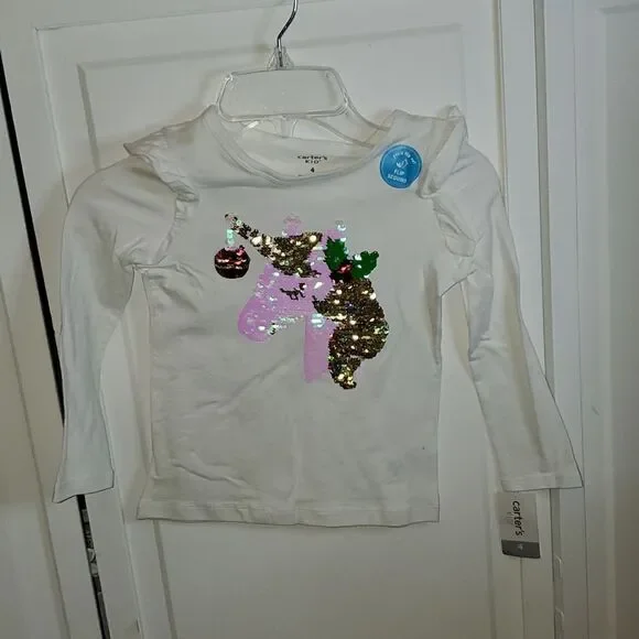 Carter's Kid Reversible Sequin Shirt