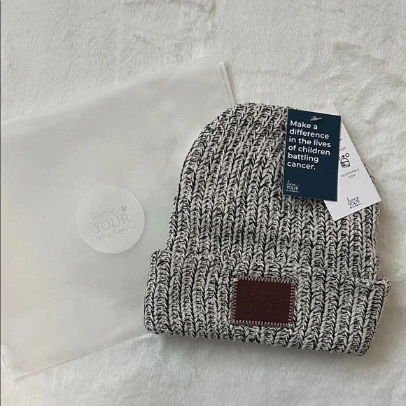 Love Your Melon Classics Cuffed LoveKnit Hat Beanie NEW