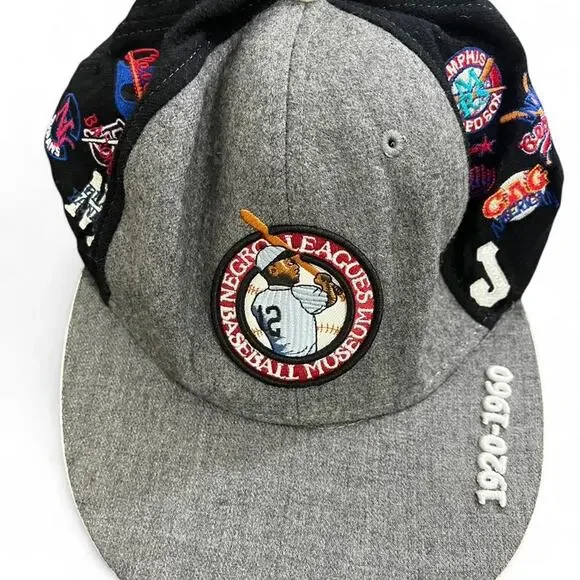 Gray black baseball cap