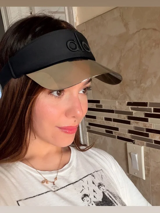 adidas Black Visor with Reflective silver Brim