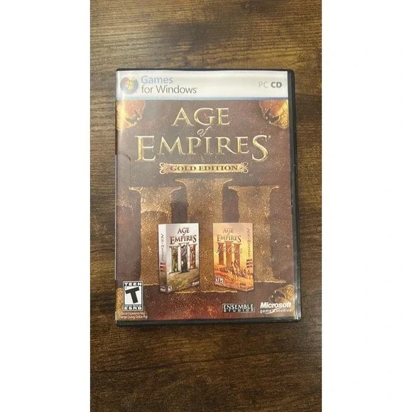 Age of Empires III Gold Edition PC Windows RTS Game with War Chiefs Expansion