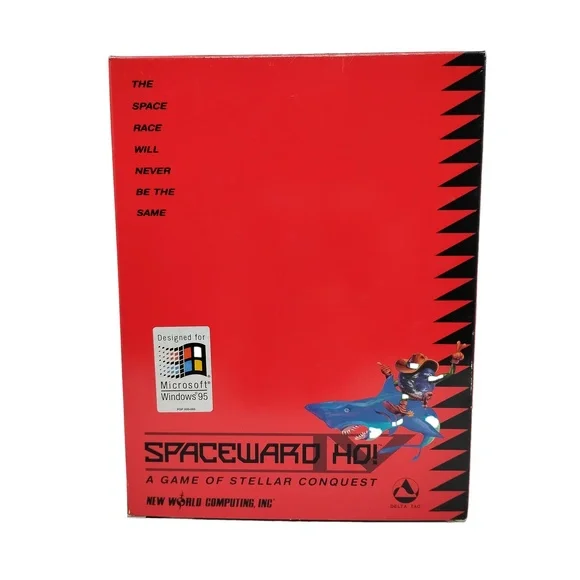 New World Computing Spaceward Ho! IV 1996 Big Box PC Strategy Game CIB Rare