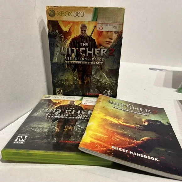 The Witcher 2 Assassins of Kings Enhanced Edition Microsoft Xbox 360 CIB w/ Map‎