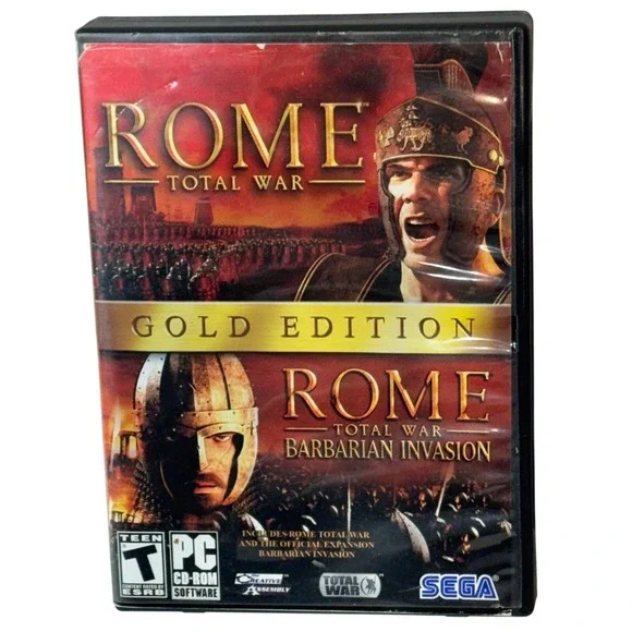 Rome: Total War Gold Edition Barbarian Invasion‎ - PC - Complete