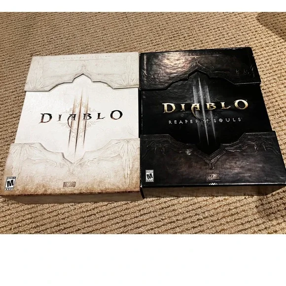 Diablo III & Reaper‎ of Souls Collector's Edition PC Blizzard Big Box Set Bundle
