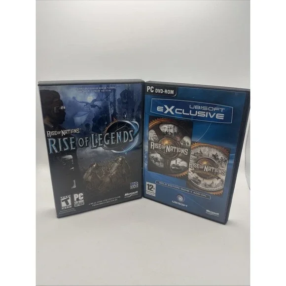 Rise of Nations Gold Edition Thornes & Patriots + Rise of Legends (PC DVD-ROM)