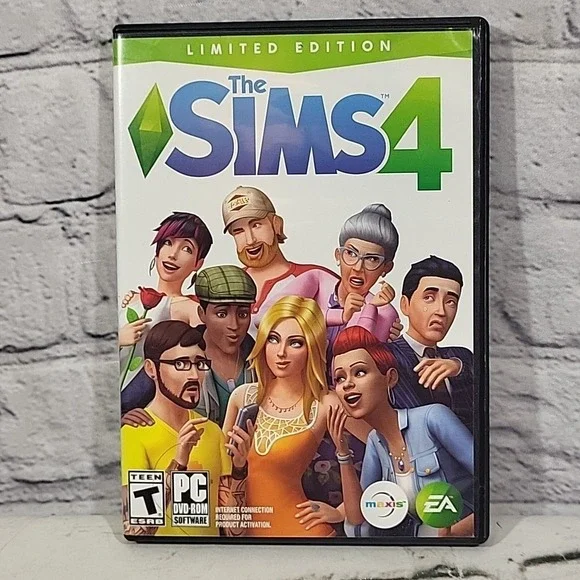The Sims 4 Limited Edition (PC DVD-ROM, 2014) 2-Disc Set Complete With Insert