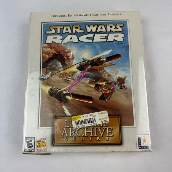 Star Wars Episode I Racer PC Big Box LucasArts Archive Series New Sealed Windows